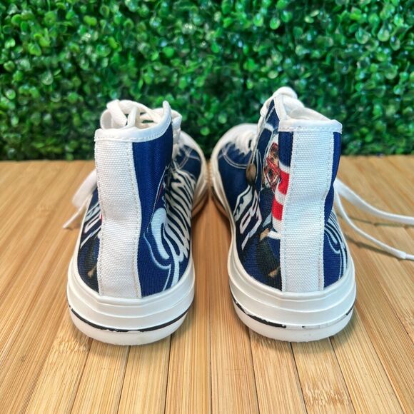 Rob Gronkowski Custom Converse Style Women's Sz 7 US EU 37 New England Patriots - Picture 4 of 9